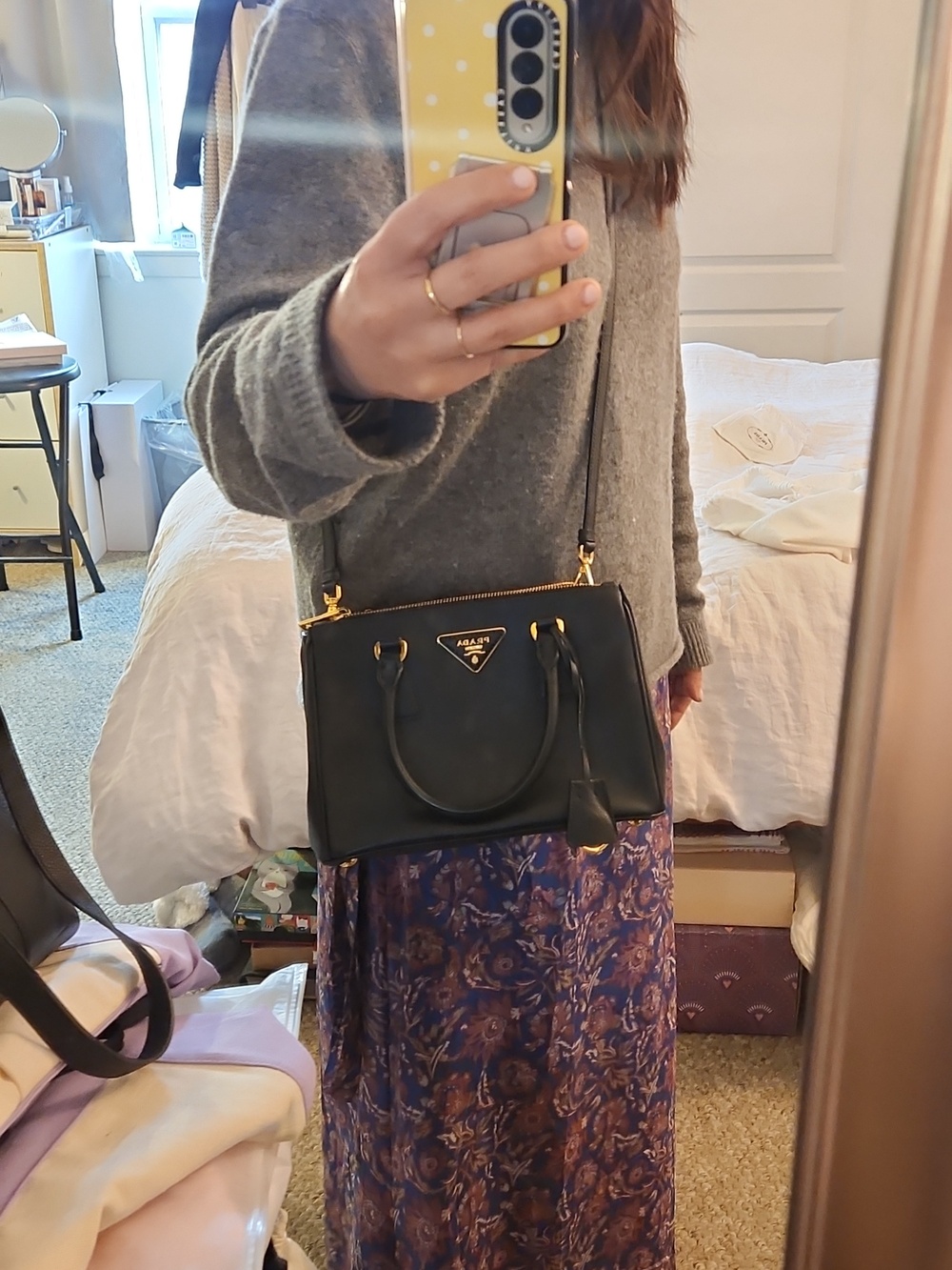 Prada Small Saffiano Bag- EUC